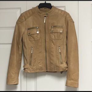 Leather Michael Kors Jacket